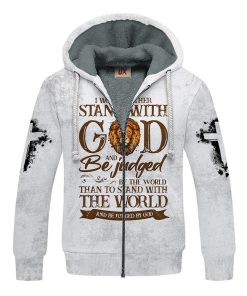 GOD NVGO04 Premium Heavy Fleece Zip Hoodie GOD NVGO04 Premium Heavy Fleece Zip Hoodie