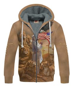 GOD NVGO06 Premium Heavy Fleece Zip Hoodie GOD NVGO06 Premium Heavy Fleece Zip Hoodie