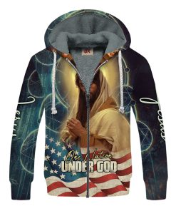 GOD NVGO10 Premium Heavy Fleece Zip Hoodie GOD NVGO10 Premium Heavy Fleece Zip Hoodie