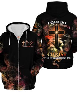 Premium Microfleece Zipper Hoodie – Christian Faith Apparel | GOD NVGO18
