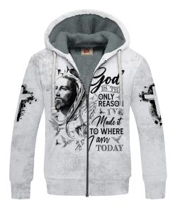 GOD NVGO22 Premium Heavy Fleece Zip Hoodie GOD NVGO22 Premium Heavy Fleece Zip Hoodie