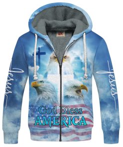 GOD HBLGO44 Premium Heavy Fleece Zip Hoodie GOD HBLGO44 Premium Heavy Fleece Zip Hoodie