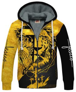 GOD TQTGO119 Premium Heavy Fleece Zip Hoodie GOD TQTGO119 Premium Heavy Fleece Zip Hoodie