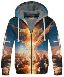 GOD TQTGO128 Premium Heavy Fleece Zip Hoodie GOD TQTGO128 Premium Heavy Fleece Zip Hoodie