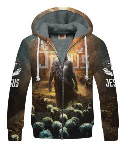 GOD NVGO41 Premium Heavy Fleece Zip Hoodie GOD NVGO41 Premium Heavy Fleece Zip Hoodie