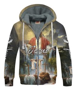 GOD NVGO44 Premium Heavy Fleece Zip Hoodie GOD NVGO44 Premium Heavy Fleece Zip Hoodie