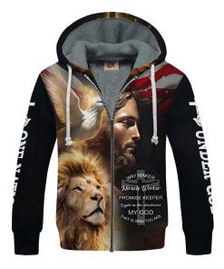 GOD NVGO47 Premium Heavy Fleece Zip Hoodie GOD NVGO47 Premium Heavy Fleece Zip Hoodie