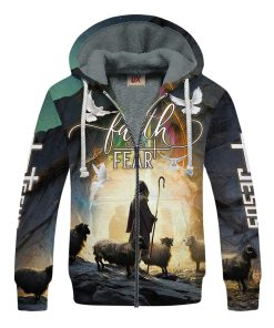 GOD NVGO49 Premium Heavy Fleece Zip Hoodie GOD NVGO49 Premium Heavy Fleece Zip Hoodie