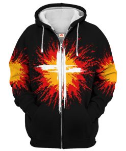 Premium Microfleece Zipper Hoodie – Christian Faith Apparel | GOD HBLTGO14