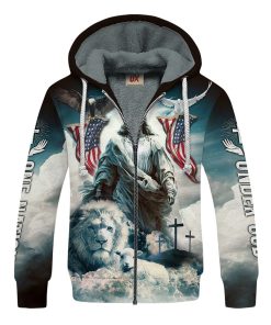 GOD NVGO73 Premium Heavy Fleece Zip Hoodie GOD NVGO73 Premium Heavy Fleece Zip Hoodie