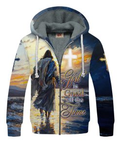 GOD NVGO74 Premium Heavy Fleece Zip Hoodie GOD NVGO74 Premium Heavy Fleece Zip Hoodie