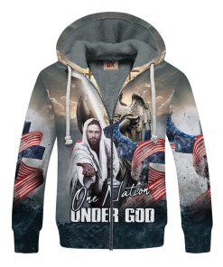 GOD NVGO82 Premium Heavy Fleece Zip Hoodie GOD NVGO82 Premium Heavy Fleece Zip Hoodie