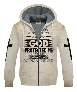 GOD NVGO85 Premium Heavy Fleece Zip Hoodie GOD NVGO85 Premium Heavy Fleece Zip Hoodie