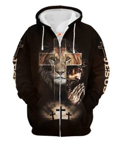 Premium Microfleece Zipper Hoodie – Christian Faith Apparel | GOD NVGO88