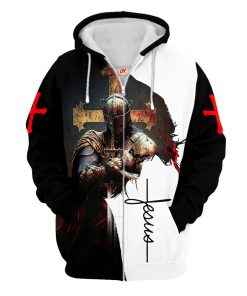 Premium Microfleece Zipper Hoodie – Christian Faith Apparel | GOD NVGO109