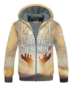 GOD NVGO115 Premium Heavy Fleece Zip Hoodie GOD NVGO115 Premium Heavy Fleece Zip Hoodie