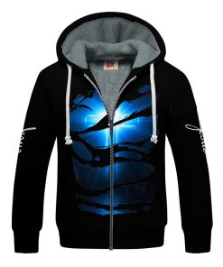 GOD NVGO121 Premium Heavy Fleece Zip Hoodie GOD NVGO121 Premium Heavy Fleece Zip Hoodie