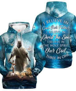 Christian Premium Microfleece Hoodie | Faith-Inspired Apparel NVGO122