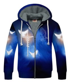 GOD NVGO126 Premium Heavy Fleece Zip Hoodie GOD NVGO126 Premium Heavy Fleece Zip Hoodie