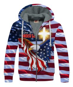 GOD NVGO127 Premium Heavy Fleece Zip Hoodie GOD NVGO127 Premium Heavy Fleece Zip Hoodie