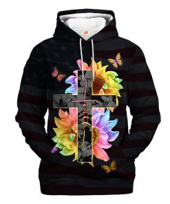 Christian Premium Microfleece Hoodie | Faith-Inspired Apparel NVGO128