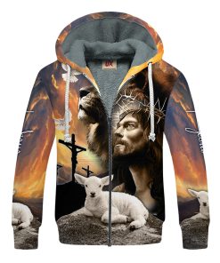 GOD NVGO131 Premium Heavy Fleece Zip Hoodie GOD NVGO131 Premium Heavy Fleece Zip Hoodie