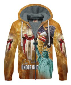 GOD NVGO136 Premium Heavy Fleece Zip Hoodie GOD NVGO136 Premium Heavy Fleece Zip Hoodie