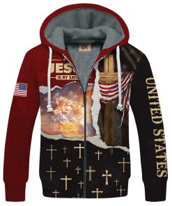 GOD HBLTGO98 Premium Heavy Fleece Zip Hoodie GOD HBLTGO98 Premium Heavy Fleece Zip Hoodie