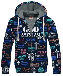 GOD HBLTGO102 Premium Heavy Fleece Zip Hoodie GOD HBLTGO102 Premium Heavy Fleece Zip Hoodie