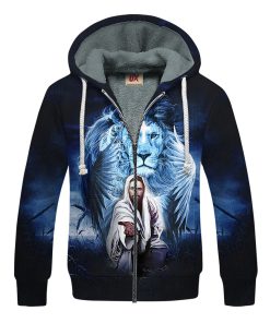 GOD NVGO149 Premium Heavy Fleece Zip Hoodie GOD NVGO149 Premium Heavy Fleece Zip Hoodie