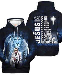 Christian Premium Microfleece Hoodie | Faith-Inspired Apparel NVGO149