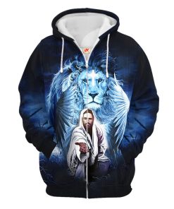 Premium Microfleece Zipper Hoodie – Christian Faith Apparel | GOD NVGO149