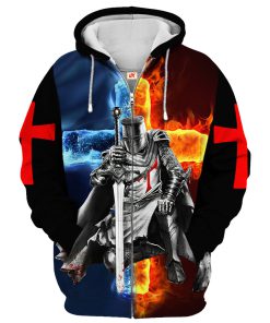 Premium Microfleece Zipper Hoodie – Christian Faith Apparel | GOD LSNGO34
