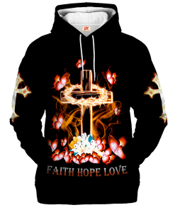 Christian Premium Microfleece Hoodie | Faith-Inspired Apparel MTGO307