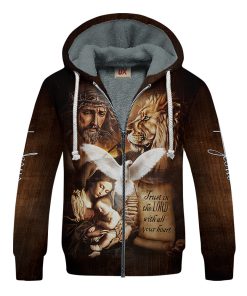 GOD NVGO155 Premium Heavy Fleece Zip Hoodie GOD NVGO155 Premium Heavy Fleece Zip Hoodie