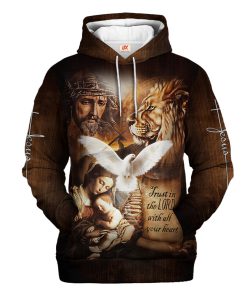 Christian Premium Microfleece Hoodie | Faith-Inspired Apparel NVGO155