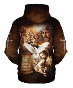 Christian Premium Microfleece Hoodie | Faith-Inspired Apparel NVGO155