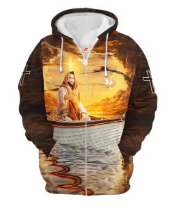 Premium Microfleece Zipper Hoodie – Christian Faith Apparel | GOD NVGO157