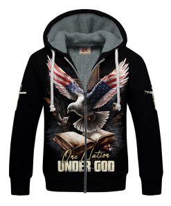 GOD NVGO159 Premium Heavy Fleece Zip Hoodie GOD NVGO159 Premium Heavy Fleece Zip Hoodie