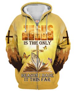 Premium Microfleece Zipper Hoodie – Christian Faith Apparel | GOD HBLTGO117