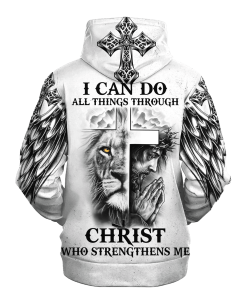 Premium Microfleece Zipper Hoodie – Christian Faith Apparel | MTGO310