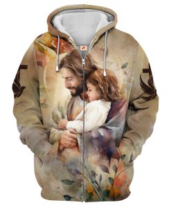 Premium Microfleece Zipper Hoodie – Christian Faith Apparel | GOD HBLTGO125