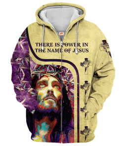 Premium Microfleece Zipper Hoodie – Christian Faith Apparel | MTGO311