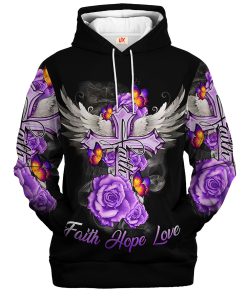 Christian Premium Microfleece Hoodie | Faith-Inspired Apparel LTGO407