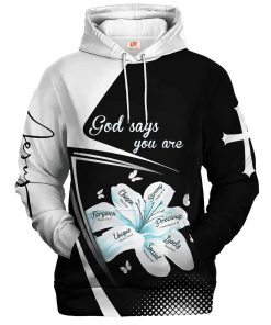 Christian Premium Microfleece Hoodie | Faith-Inspired Apparel LTGO413