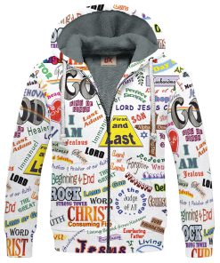 GOD HBLTGO153 Premium Heavy Fleece Zip Hoodie GOD HBLTGO153 Premium Heavy Fleece Zip Hoodie