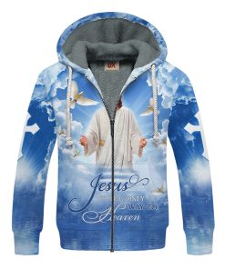 GOD NVGO172 Premium Heavy Fleece Zip Hoodie GOD NVGO172 Premium Heavy Fleece Zip Hoodie