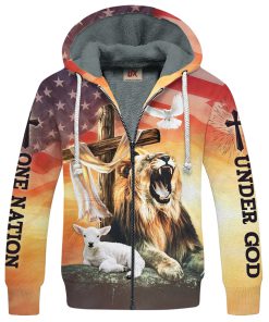 GOD HBLTGO156 Premium Heavy Fleece Zip Hoodie GOD HBLTGO156 Premium Heavy Fleece Zip Hoodie