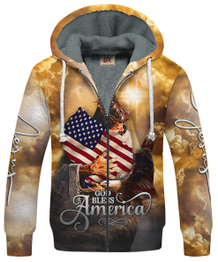 GOD LTTGO309 Premium Heavy Fleece Zip Hoodie GOD LTTGO309 Premium Heavy Fleece Zip Hoodie