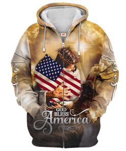 Premium Microfleece Zipper Hoodie – Christian Faith Apparel | GOD LTTGO309
